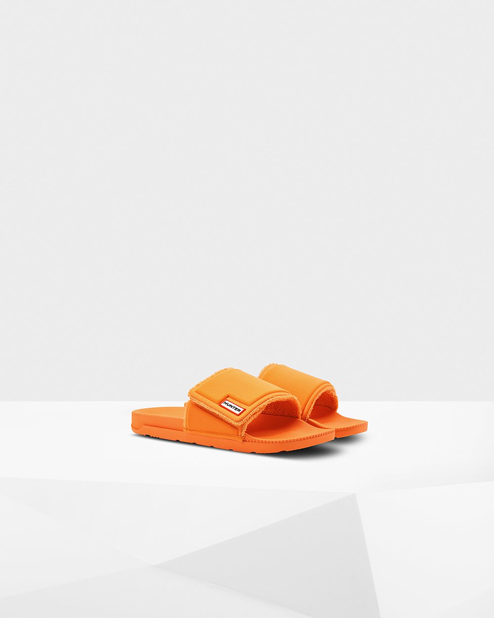 Mens Slides - Hunter Original Adjustable (65OBNAXCH) - Orange